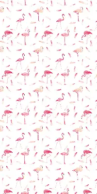 Notranje okensko senčilo Flamingi in njihovo perje
