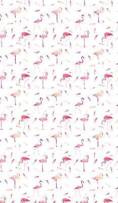 Notranje okensko senčilo Flamingi in njihovo perje