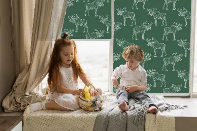 Senčilo za balkonska vrata Zeleni los
