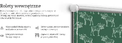 Senčilo za balkonska vrata Zeleni los