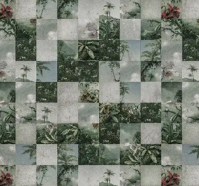 Tekstilno senčilo Ploščate palme
