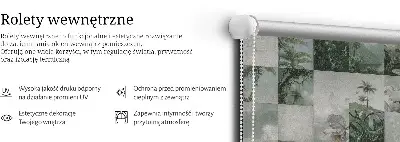 Tekstilno senčilo Ploščate palme