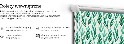 Notranje senčilo za okno Rastline