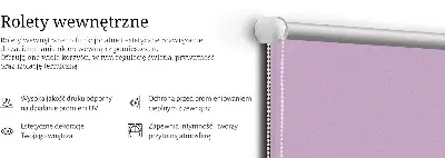 Tekstilno senčilo Roza