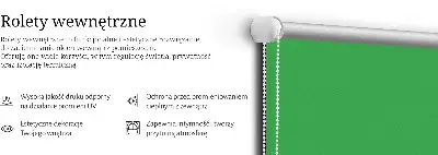 Senčilo za okno Zelena