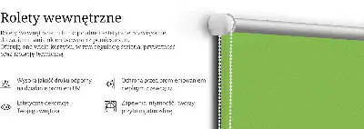 Notranje senčilo Zelena