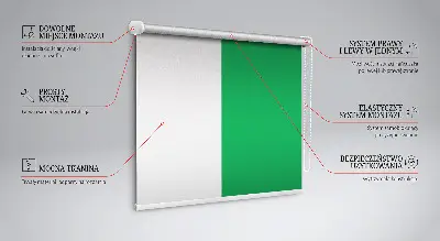 Tekstilno senčilo Zelena