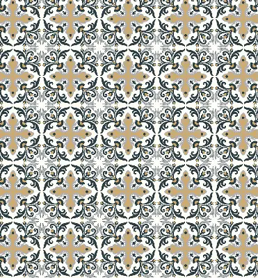 Notranje okensko senčilo Maroške ploščice