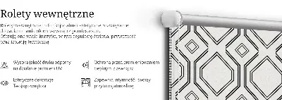 Tekstilno senčilo Iluzija romba