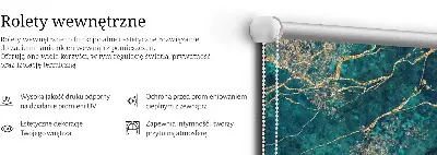 Senčilo za okno Zeleni marmor