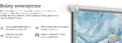 Notranje senčilo Modri ​​marmor