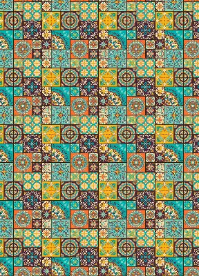 Notranje okensko senčilo Barvita mandala