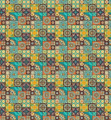 Notranje okensko senčilo Barvita mandala