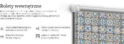 Senčilo za balkonska vrata Mandala