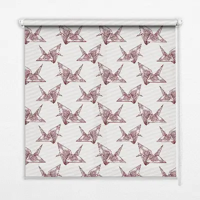 Notranje senčilo za okno Origami labodi