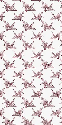 Notranje senčilo za okno Origami labodi