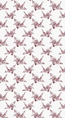 Notranje senčilo za okno Origami labodi