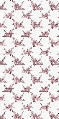 Notranje senčilo za okno Origami labodi