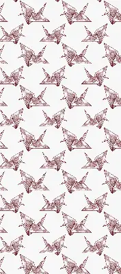 Notranje senčilo za okno Origami labodi