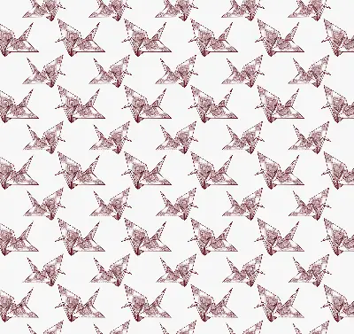 Notranje senčilo za okno Origami labodi