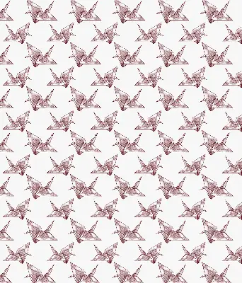 Notranje senčilo za okno Origami labodi