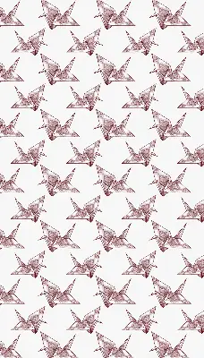 Notranje senčilo za okno Origami labodi
