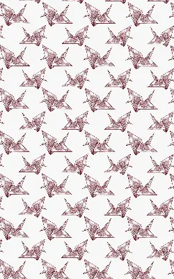 Notranje senčilo za okno Origami labodi