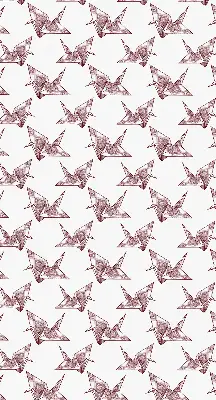 Notranje senčilo za okno Origami labodi