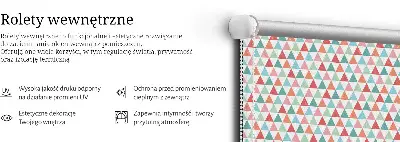 Senčilo za okno Barviti trikotniki