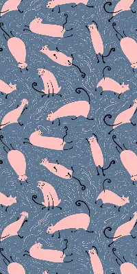Notranje senčilo za okno Rožnate mačke