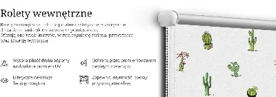 Tekstilno senčilo Kaktusi