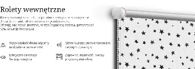 Notranje senčilo za okno Zvezde