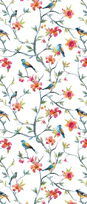 Senčilo za balkonska vrata Ptica na veji