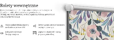 Notranje senčilo za okno Mak
