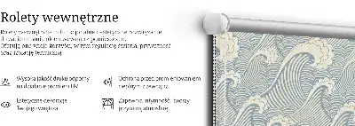 Tekstilno senčilo Vodni valovi