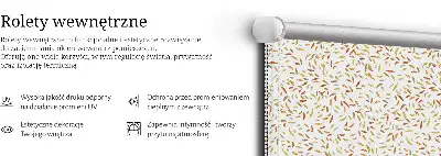 Notranje okensko senčilo Padajoče listje