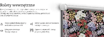 Tekstilno senčilo Barvite rože