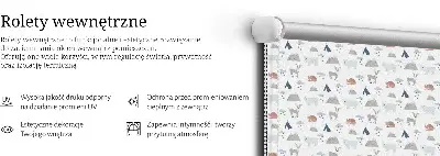 Notranje okensko senčilo Živali v gorah dežujejo