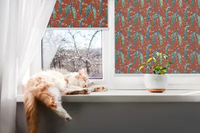 Senčilo za okno Pavi na vejah