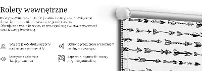 Senčilo za okno Skica puščic