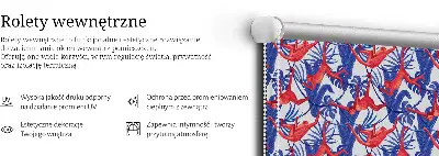 Senčilo za balkonska vrata Rdeče opice