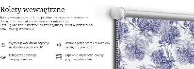 Tekstilno senčilo Modri ​​šopek