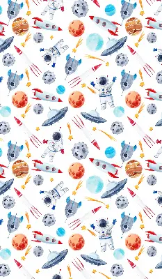 Notranje senčilo za okno Rakete, kozmonavti, planeti in NLP-ji