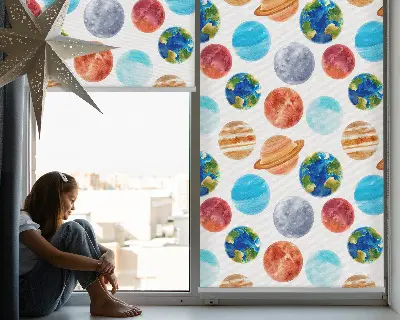 Senčilo za okno Planeti