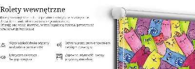Notranje senčilo Barvite mačke