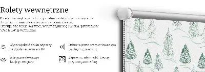 Notranje okensko senčilo Drevesa
