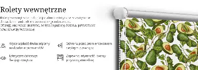 Notranje okensko senčilo Avokado