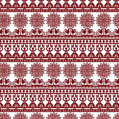 Notranje senčilo za okno Rjavi vzorec