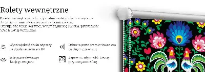 Tekstilno senčilo Barviti petelini