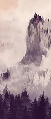 Senčilo za balkonska vrata Poslikane gore